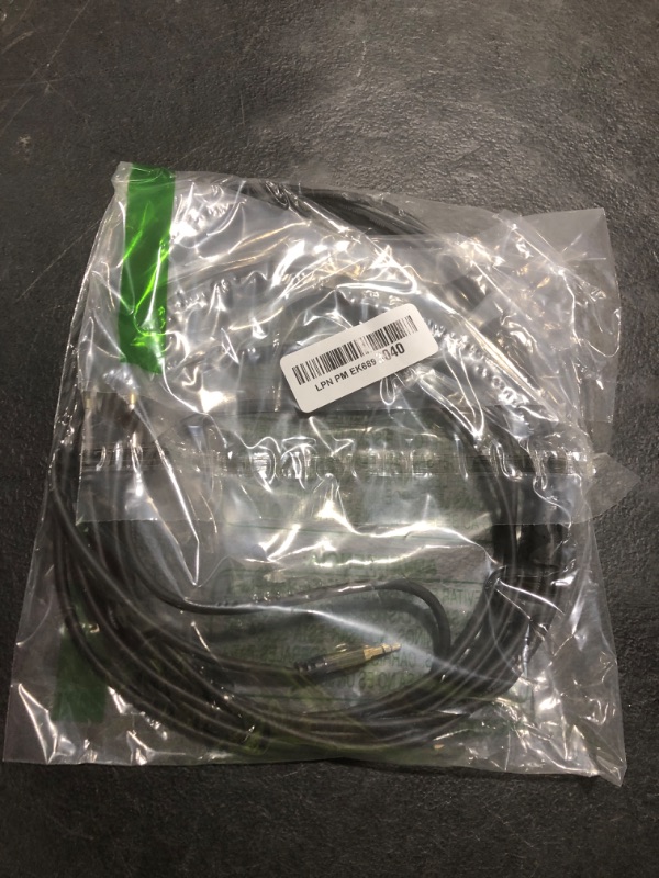 Photo 1 of 3.5mm to RCA Cable 15FT, 2 Male RCA to Aux Stereo Audio Adapter, Hi-Fi Sound Auxiliary Y Splitter Cord, Shielded 1/8 to 2RCA Cable for Headphone, MP3, Tablet, Speaker, HDTV, Phone and More
