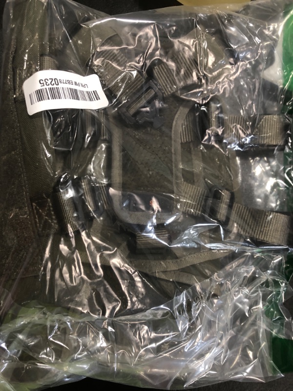 Photo 1 of ICEFANG GN3 Tactical Dog Harness with 6X Buckle,Dog Molle Vest with Handle,3/4 Body Coverage,Hook and Loop Panel for ID Patch,No Pulling Front Clip (S (22"-27" Girth), Ranger Green)