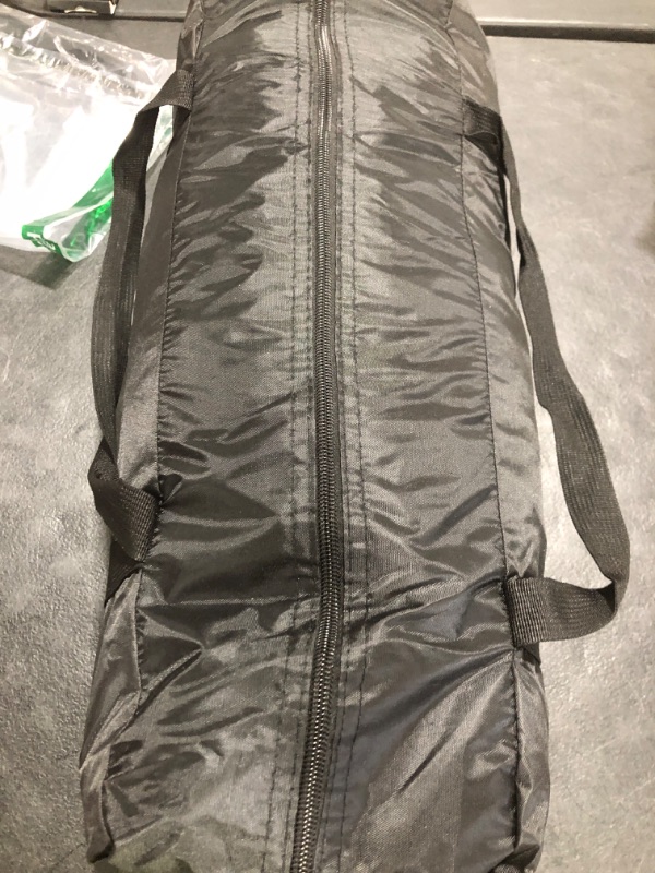 Photo 1 of Happy Travel Bike Storage Shed Tent, Waterproof Portable Bicycle Cover with 30% More Top Storage Space for 2/3/4/5 Bikes,Clips Easy Setup Outdoor Sheds Shelter for Motorcycle, Garden Tools, Lawn Mower
