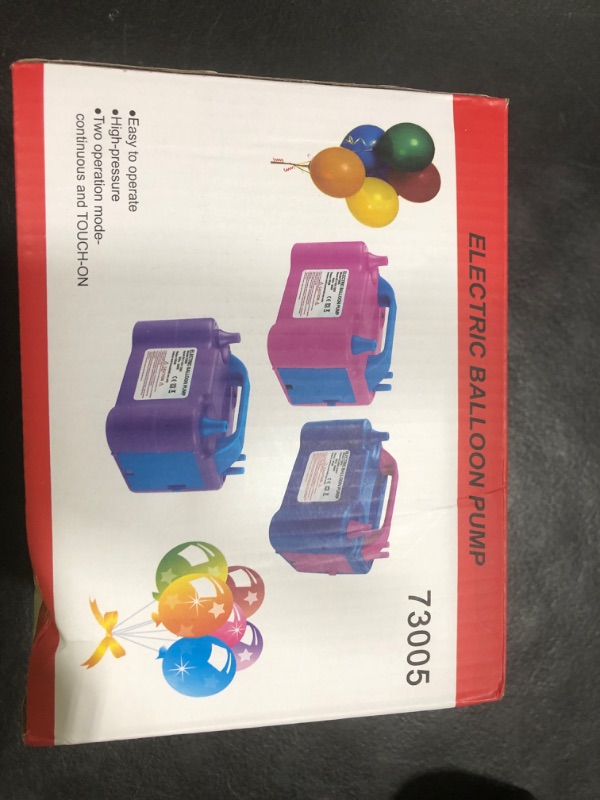 Photo 1 of Balloon Pump Electric, 110V 600W Balloon Blower Inflator Dual Nozzle Air Pump Balloons Inflator for Decoration, Party, Sport,Gifts:2 Balloon Tying Tools