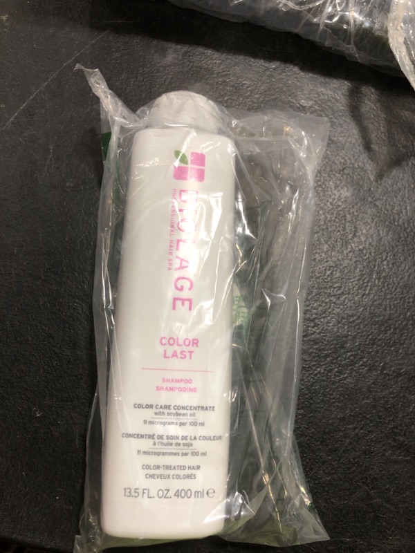 Photo 1 of Biolage Color Last Shampoo - For Color-Treated Hair, Nourishes, Strengthens, Hydrates, Soybean Oil & Stearic Acid, Paraben & Mineral Oil-Free, Vegan, 13.5 Fl Oz, Packaging May Vary