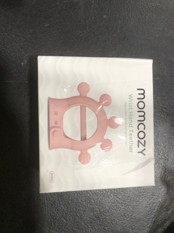 Photo 1 of Momcozy Baby Teether Toys | Silicone Teether for 0-12 Months | Baby Teething Relief | Pink