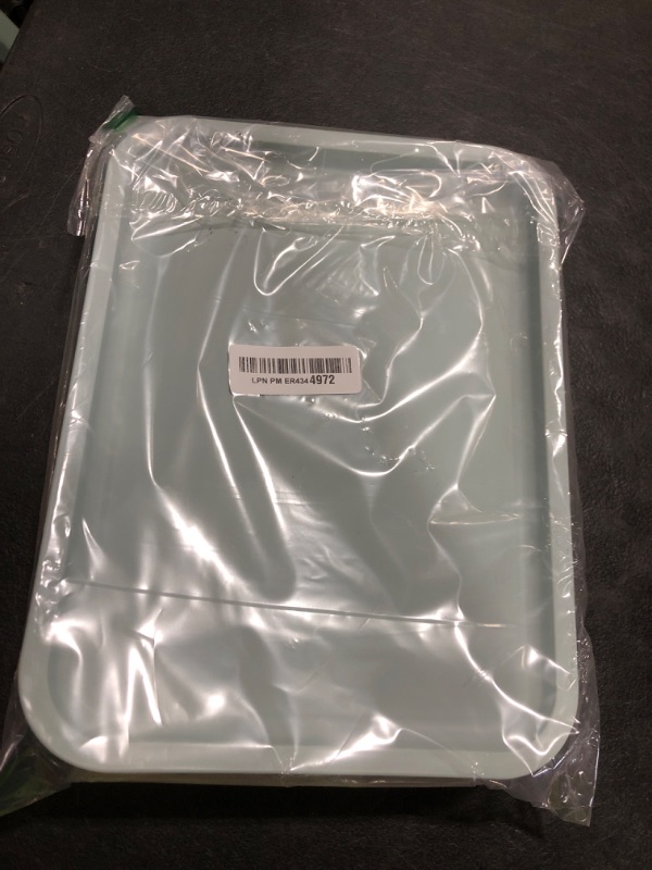 Photo 1 of 10 Pack Plastic Fast Food Serving Tray, Colorful Rectangular Cafeteria Rectangular Serving Platter Grill Tray for Restaurant Coffee Home School Party Supplies