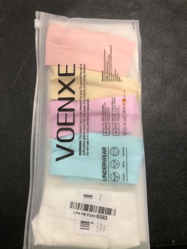 Photo 1 of voenxe Seamless Women Underwear Thongs,No Show Ladies Thong,Invisible No Line Breathable Comfortable Panties Undies,Womens No Seam Soft Wide Gusset Tanga,Legging Underpants for Woman 5-Pack