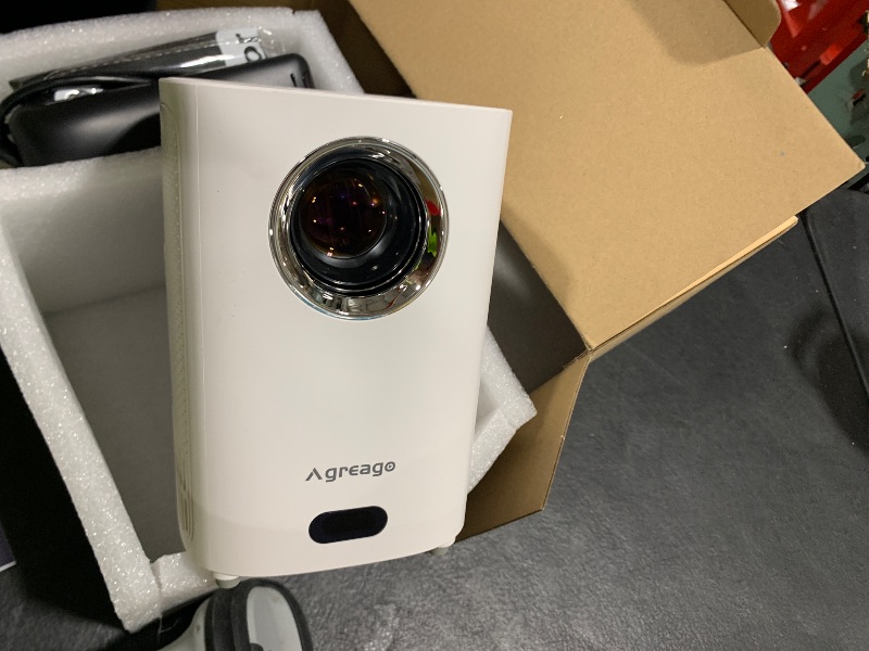 Photo 1 of [Electric Focus]Projector with WiFi and Bluetooth, Native 1080P 15,000 Lumens 4K Supported, Agreago Outdoor Movie Projector for Home Theater UP to 300", for iOS/Android/Laptop/TV Stick/HDMI/USB