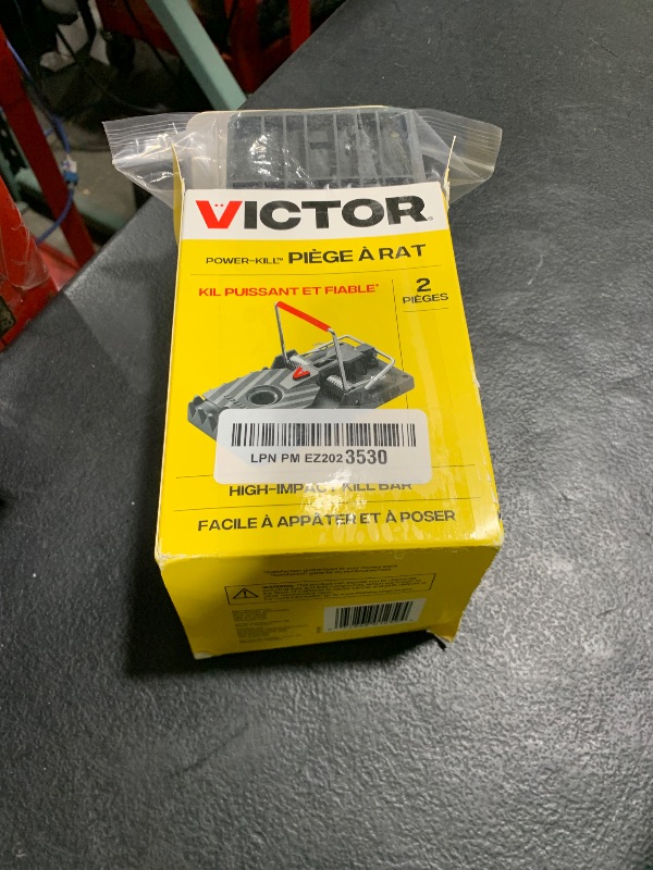 Photo 1 of Victor M144-2B Instant Power-Kill Easy Set Reusable Rat Trap - 2 Traps