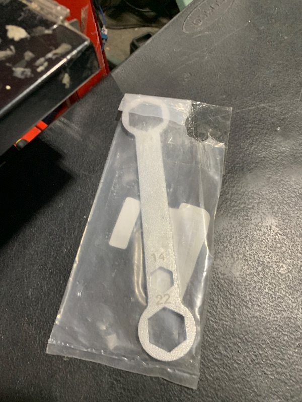 Photo 1 of WINTOWIN Combo Axle Wrench 14mm x 22mm x 27mm,Used to Remove Most Motorcycle Front and Rear Axles