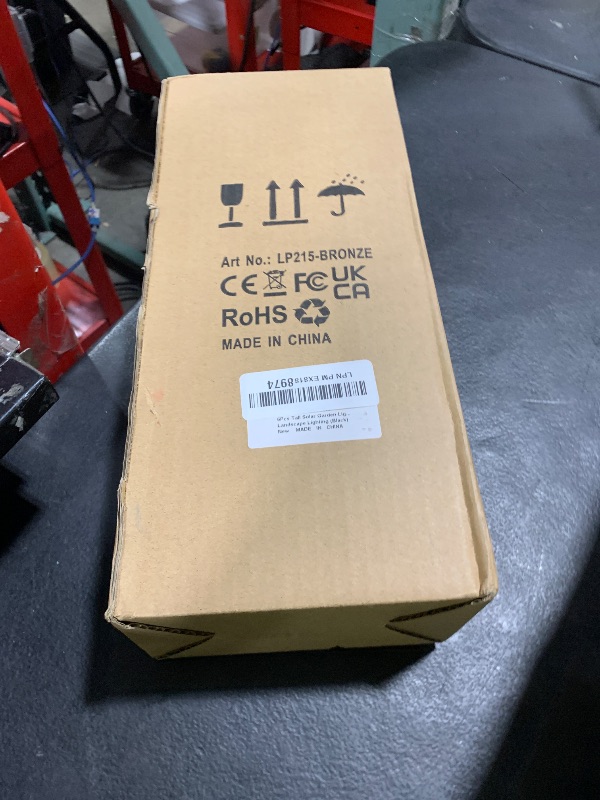 Photo 1 of Go2garden 6Pcs Solar Lights Outdoor Garden Decor Gifts for Women Mom,Waterproof Conical Garden Stakes for Yard, Lawn, Pathway,Garden Lights Mothers' Day Birthday Gifts for Men(Black)