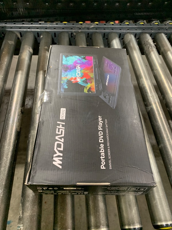 Photo 1 of MYDASH?12.5''?Portable? DVD? Player? with? Swivel ?Screen?–?Rechargeable? Car? DVD? Player,? Portable &?Travel,? Region?Free ?Personal ?DVD ?Player? Portable,? USB/SD ?Support