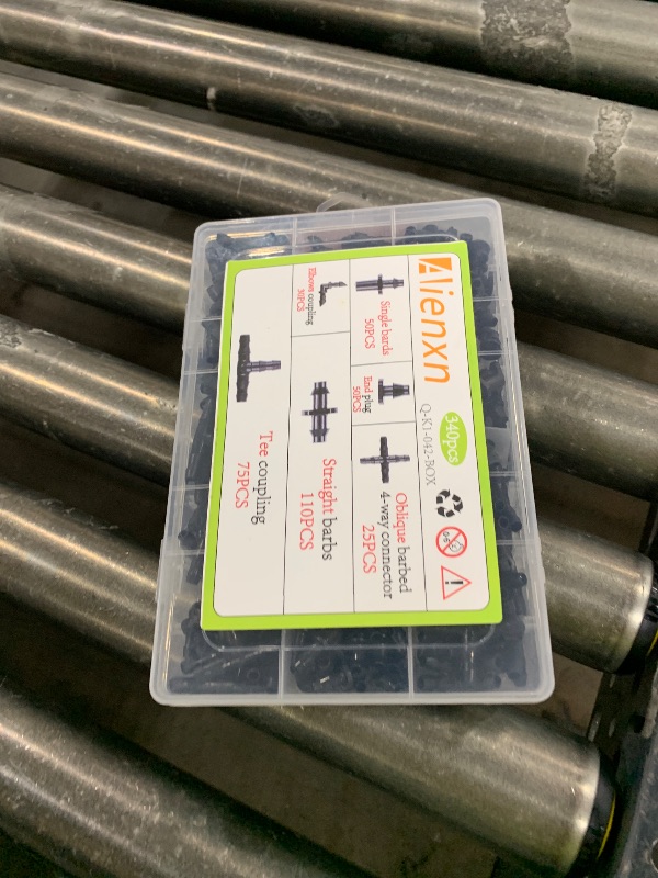 Photo 1 of 100 Pcs Adjustable Irrigation Drippers Sprinklers 1/4 Inch Emitter Dripper Micro Drip Irrigation Sprinklers for Watering System, Black.