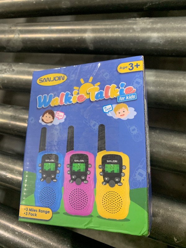 Photo 1 of Walkie Talkies for Kids Toys for Boys Girls 4-6, 3 Miles Range Walkie Talkie to Camping, Outdoor 4 Year Old Girl Birthday Gifts for 3 4 5 6 7 Year Old Boy Girl Gifts Age 6-8 (Classic)