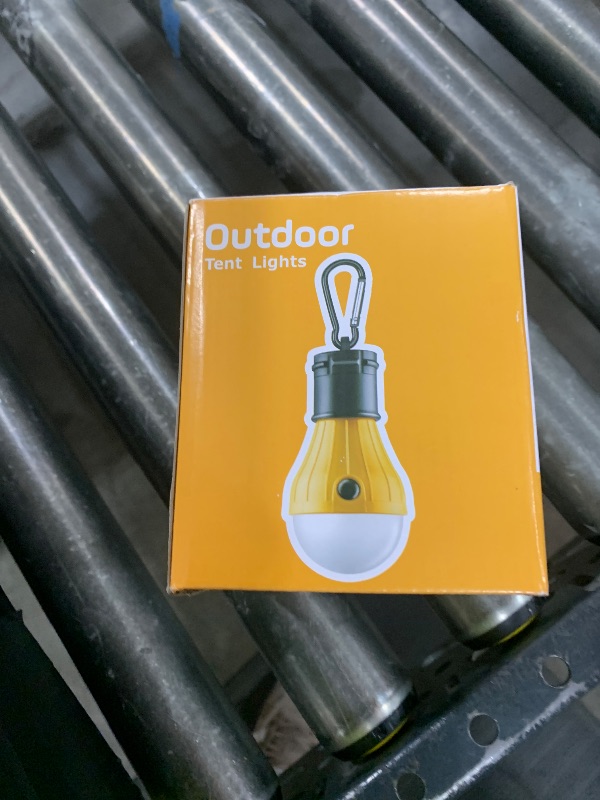 Photo 1 of FLY2SKY Tent Lamp 4 Packs Portable LED Tent Lights Clip Hook Hurricane Emergency Lights LED Camping Lights Bulb Camping Lanterns Camping Equipment for Camping Hiking Backpacking Outage