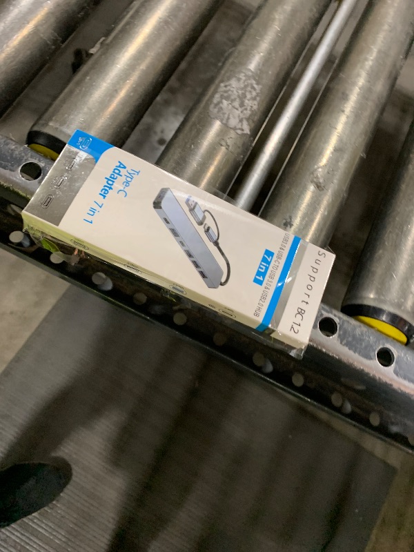 Photo 1 of ?Upgrade? USB C/USB Hub, BERLAT Aluminum 7 in 1 USB C & USB Hub with USB 3.0, USB 2.0 Ports for PC/Laptops/MacBook Pro/Air/iMac/iPad and More Devices