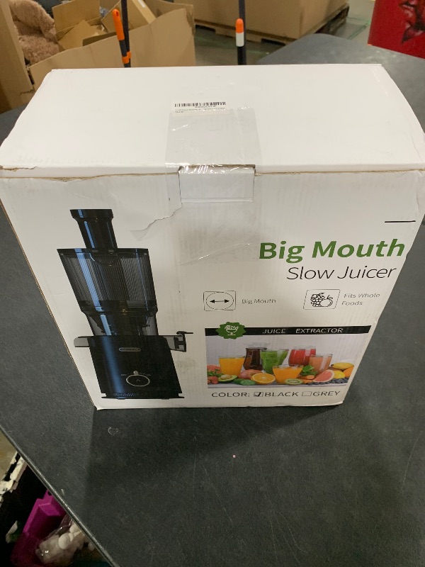 Photo 1 of Juicer Machines, ECOSELF Large Feed Chute for Family Needs, Professional Hands Free Cold Press Juicer For Whole Fruits & Vegetables, Self Feeding for Juice Extractor Machine, Easy to Clean