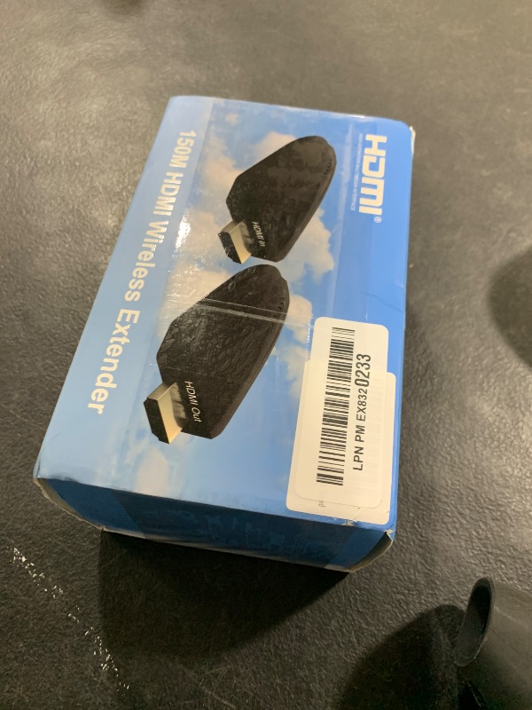 Photo 1 of 4K Wireless HDMI Transmitter and Receiver, 500 FT/150M Range, Plug and Play 2.4G/5G Wireless HDMI Extender kit for Video and Audio Transmission for Laptop/PC etc. No App/Bluetooth Needed