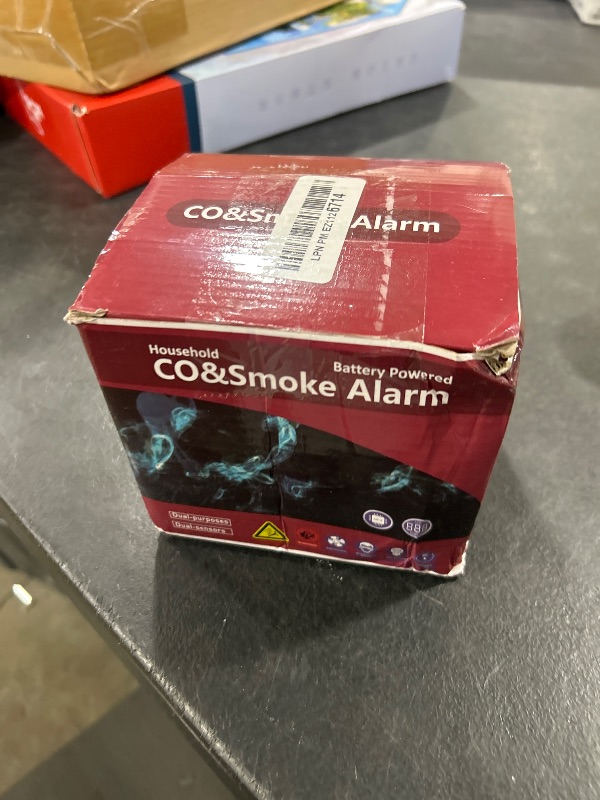 Photo 1 of 3-Pack Carbon Monoxide Detectors?Smoke Detector?2 in 1 CO & Smoke Alarm?Smoke Combination CO Alarm,Fire CO for Alarm for Home and Kitchen,LED Screen, CO Carbon Monoxide & Smoke Alarm,3-Pack