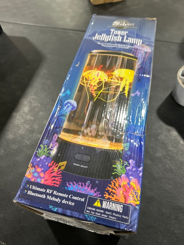 Photo 1 of Brewish Jellyfish Lamp with 20W Bluetooth Speaker (Upgraded Motor 2025), 16 Color Changing Mood Lamp, 5 Modes Aquarium Night Light for Kids, Gift for Adults, Kids, Sensory Lights for Autistic Children