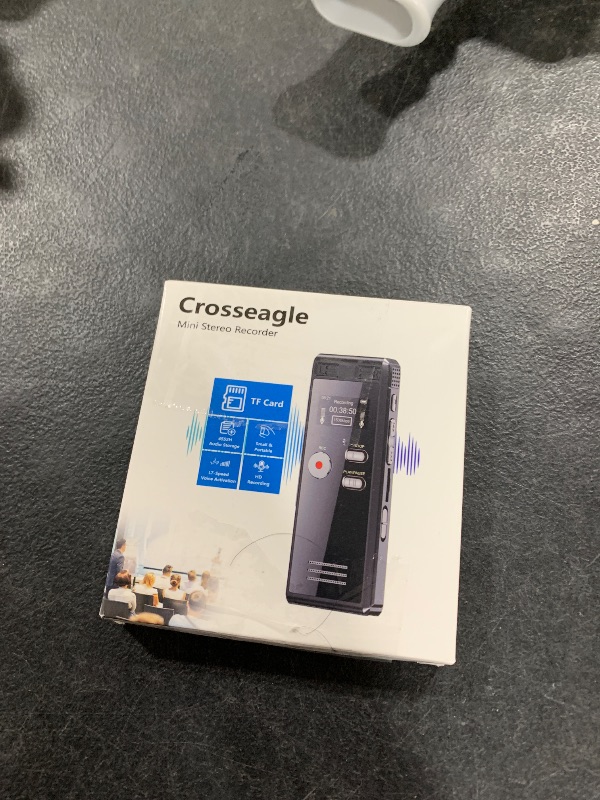 Photo 1 of 64GB Digital Voice Activated Recorder with Playback - 4552 Hours Audio Recording Device, 3072Kpbs HD Dual MIC Tape Recorder Device for Lecture A-B Repeat, MP3 Player,?64GB TF Card Included?