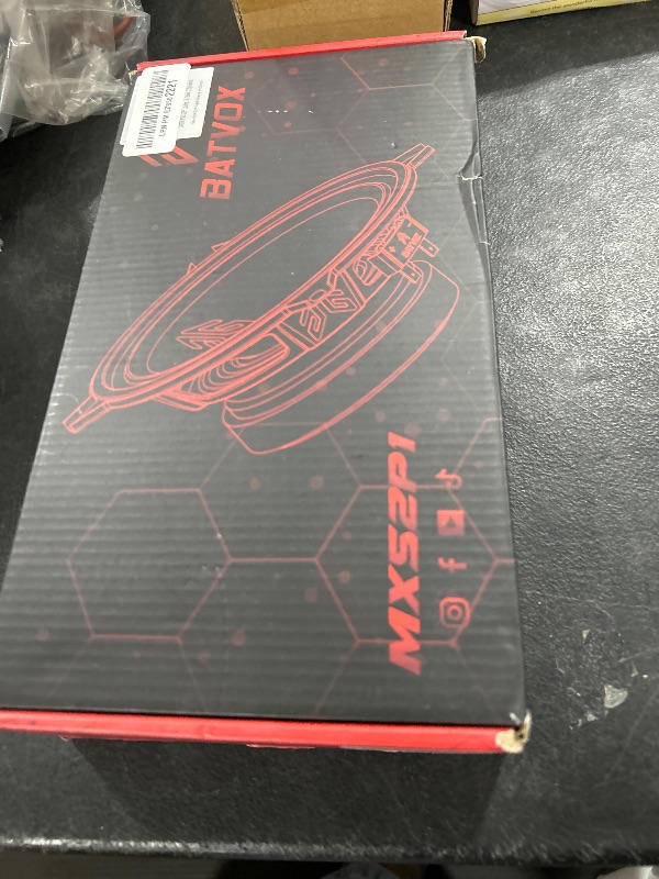 Photo 1 of GRTSKY MX52P1 Loudspeaker 5 Inch Midrange 160 Watts 4 Ohms Red Dust Cap, Premium Quality Audio Door Speakers for Car or Truck Stereo Sound System, Black (2 Speakers)
