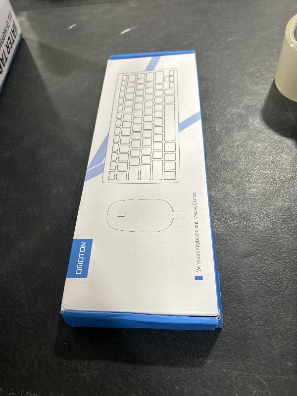 Photo 1 of Bluetooth Keyboard and Mouse Compatible with Mac, OMOTON Ultra-Slim Wireless Keyboard and Mouse Combo Compatiblei with MacOS, MacBook Pro/Air, iMac, Mac mini, Laptop and PC (Silver)