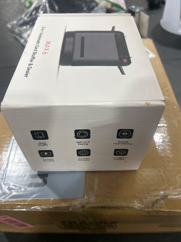 Photo 1 of ITEM FOR PARTS ONLY -----------------------------------------------Automatic Card Shuffler And Dealer 180/360 ° Rotate (Used By 1-12 People),4 Wireless Remote Controls, Can Set Card Dispensing Distance, One Click To Set "Whipped Eggs/Landlord",Match Card 