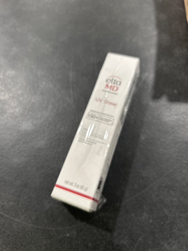 Photo 1 of EltaMD UV Sheer Face and Body Sunscreen SPF 50+, Oil Free, No White Cast Sunscreen for Face and Body, Zinc Oxide Formula, 3.0 oz Tube
