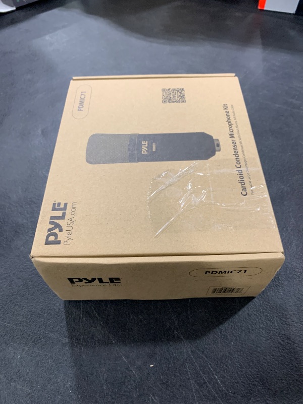Photo 1 of Pyle Audio Condenser Microphone Kit – Professional 3.5mm/XLR Vocal Recording Mic System with Adjustable Shock Mount, Crisp Sound Pickup, Ideal for Streaming, Podcasting, Voice-Overs, Studio Use