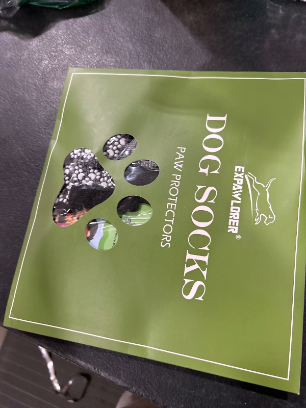 Photo 1 of EXPAWLORER Anti Slip Dog Socks to Prevent Licking Paws, Dog Shoes for Hot Pavement, Dog Booties for Small Medium Large Senior Dogs, Traction Control Boots & Paw Protectors for Hardwood Floors