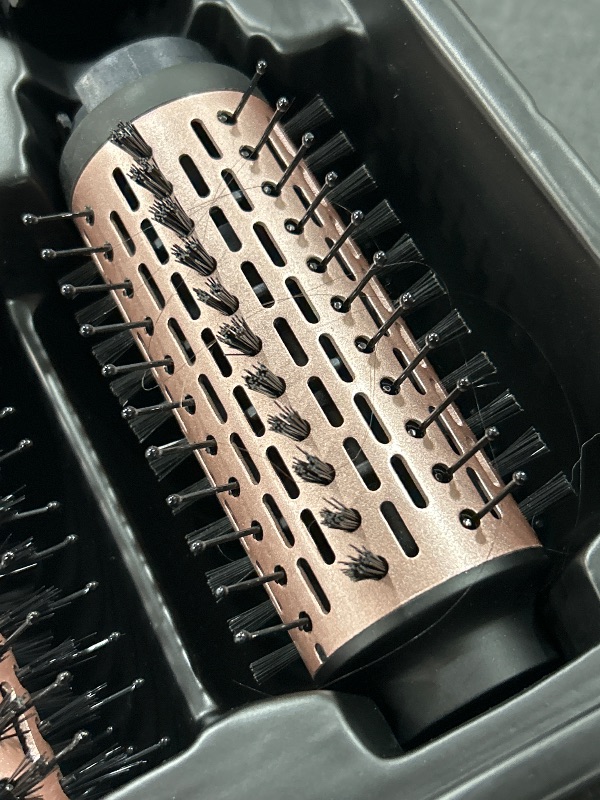 Photo 1 of SKIMI Hair Dryer Brush and Blow Dry Brush, Multi-Hot Air Styler with 110000RPM Brushless Motor, Hot Air Brush for Fast Drying Curling Volumizing Straightening&Styling, High-Speed (Black&Blush Red)