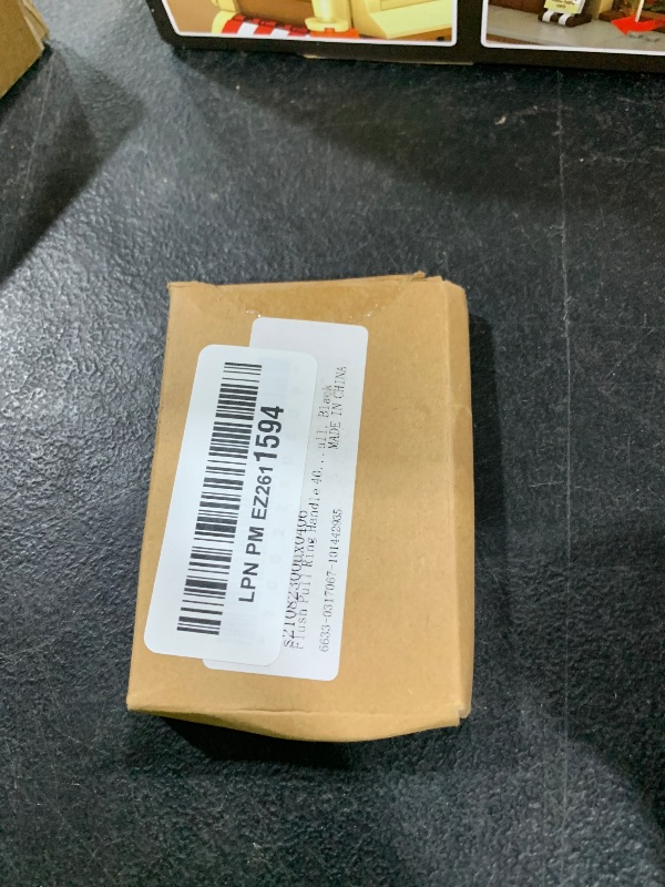 Photo 1 of uxcell Flush Pull Ring Handle 40x10mm, Plane Drawer Door Pull, Black