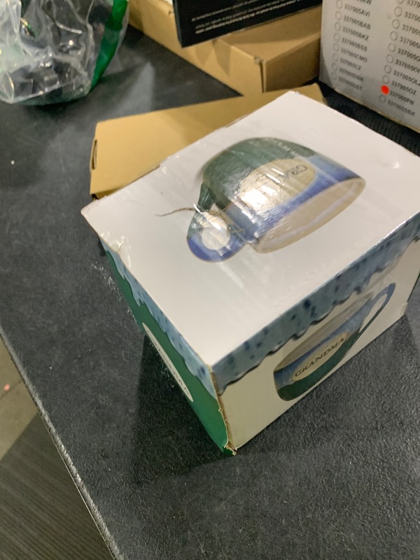 Photo 1 of 1 X Grandma Teal Porcelain Coffee Tea Mug Cup 16oz Gift Box