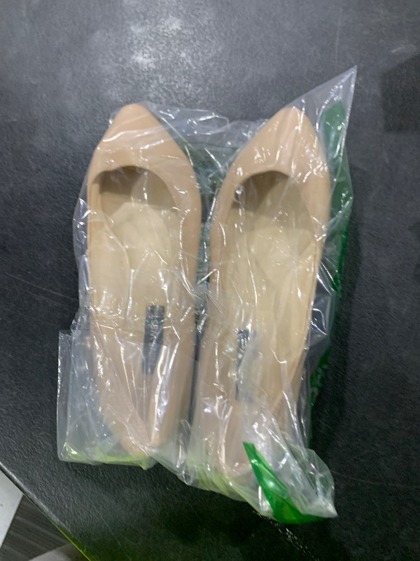 Photo 1 of NINE WEST Women's Speakup Ballet Flat, Light Natural, 5