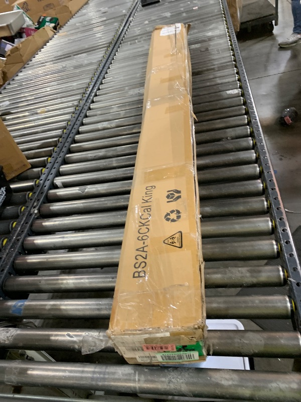 Photo 1 of Upcanso California King Box Spring Bed Base 2 Inch, Low Profile Metal Cal King Box Spring Bunkie Board 2 Inch, 3000 Lbs Max Weight Capacity Mattress Foundation, Noise-Free, Easy Assembly
