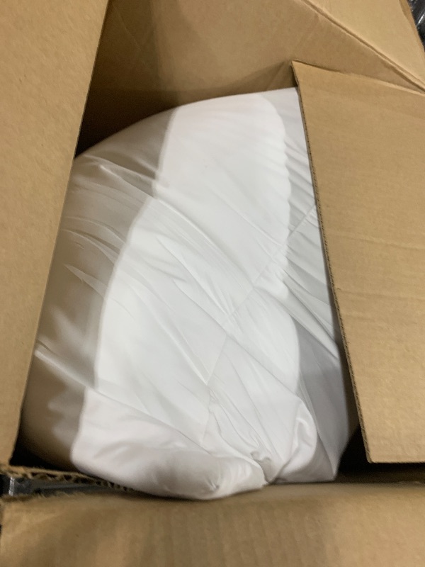 Photo 1 of large white pillow 