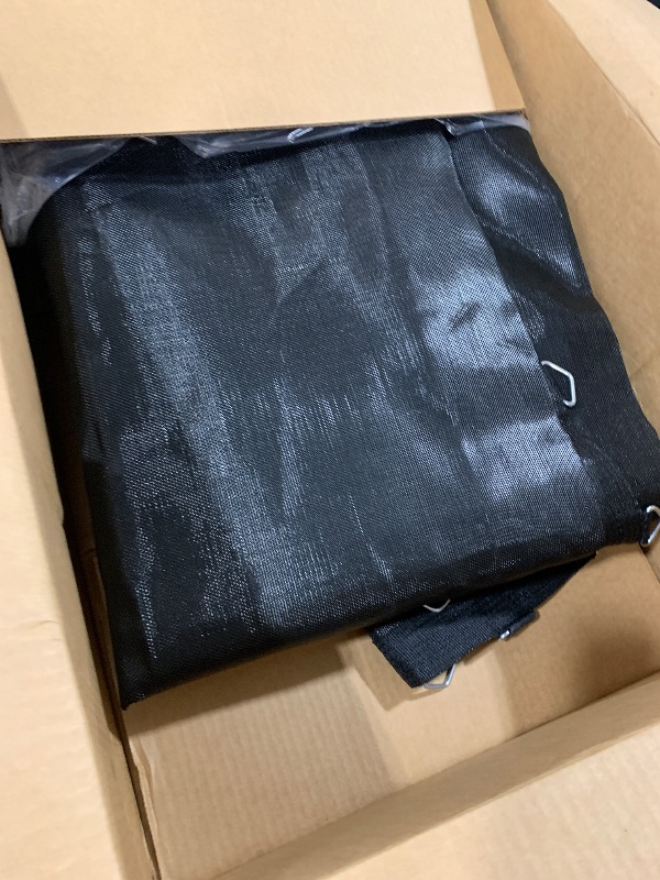 Photo 1 of Trampoline Mat, Fits 14 FT Frame, with 72 V-Rings Fits 5.5 inch, Replacement Jumping Mat, Reinforce, UV-Resistant, with Spring Hook and Gloves, Not Include Spring