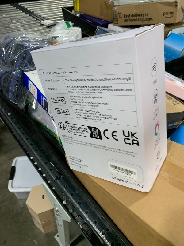 Photo 1 of Portable Air Conditioners,1200ML Cooling fan Mini Air Conditioner with Remote Control,3 Wind Speed & 7 LED Light,3 Cool Mist& 1-3H Timer,Personal Air Conditioner Evaporative Air Cooler for Room/Office