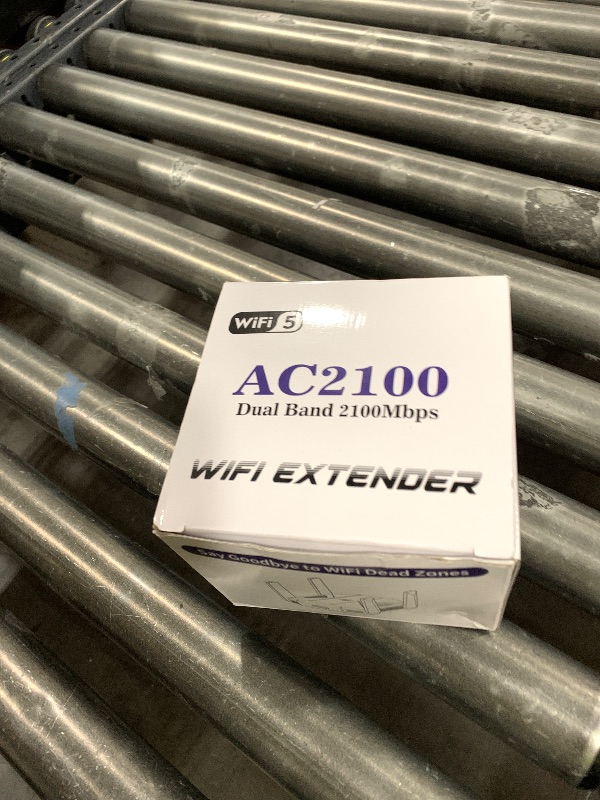 Photo 1 of 2025 AC2100 WiFi Extender - WiFi Extender Signal Booster with Gigabit Ethernet Port, WiFi Booster Dual-Band(5.8G&2.4G) Coverage to 12888 sp.ft, Faster Speed, Compatible with Multiple Devices
