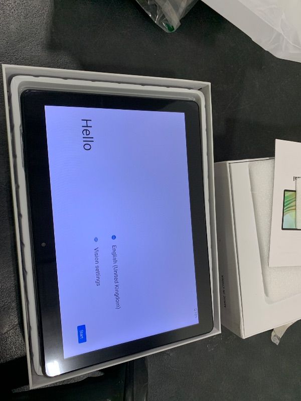 Photo 1 of 2025 Android 15 Tablet with Keyboard, 24GB+128GB+2TB Expand, 10.1 Inch Octa-Core 2-in-1 Tablets with 5G/2.4G WiFi, 8000mAh, BT5.0, GMS Certified, with Mouse, Case, Stylus, Split Screen(Black)
