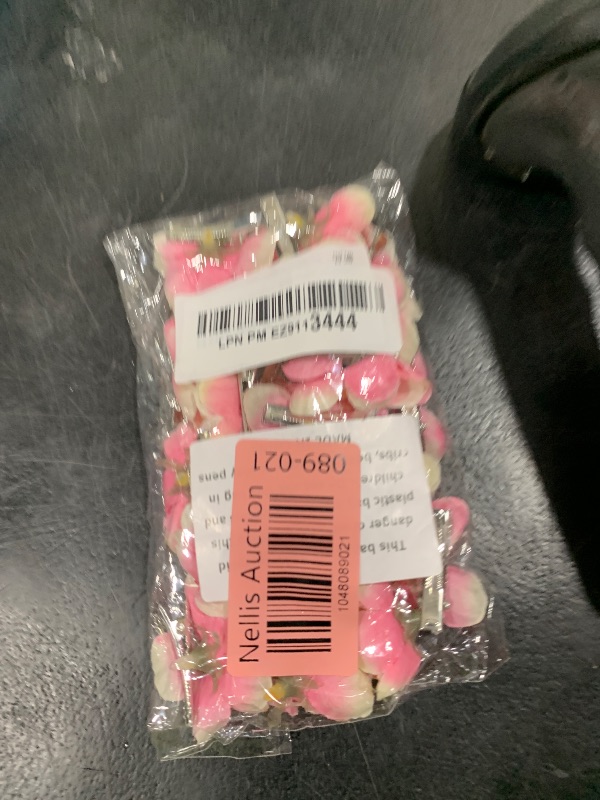 Photo 1 of YISSION 20Pcs Small Pink Flower Hair Clips for Girls Women Cute Flower Hair Pins Artificial Flower Clips for Hair Floral Hair Barrettes Wedding Bridal Hair Accessories for Girls Women