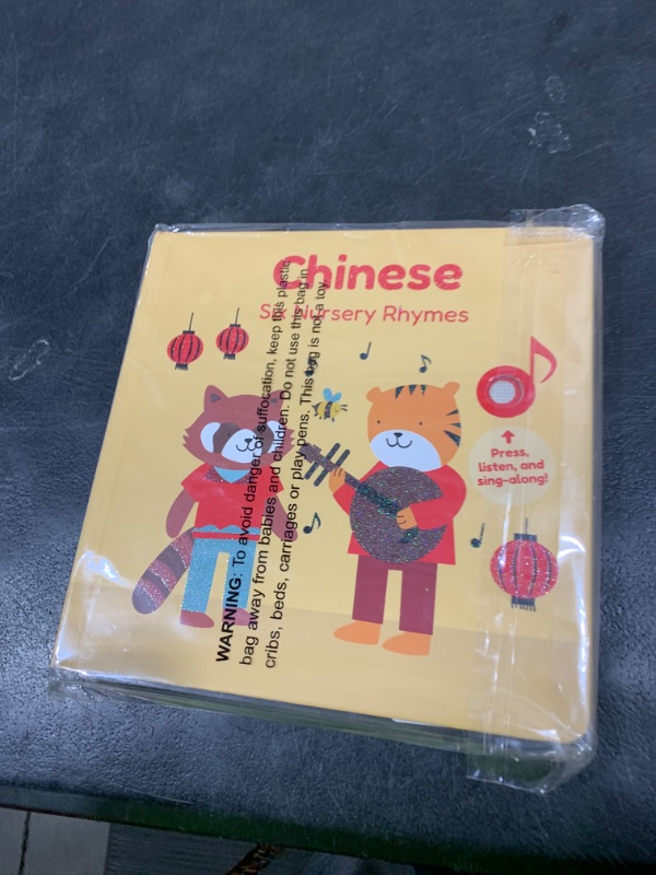 Photo 1 of Cali's Books Chinese Nursery Rhymes Book - Sound Books for Toddlers 1-3. Chinese Baby Book - Music Toys for Bilingual Children with Lyrics & Translation