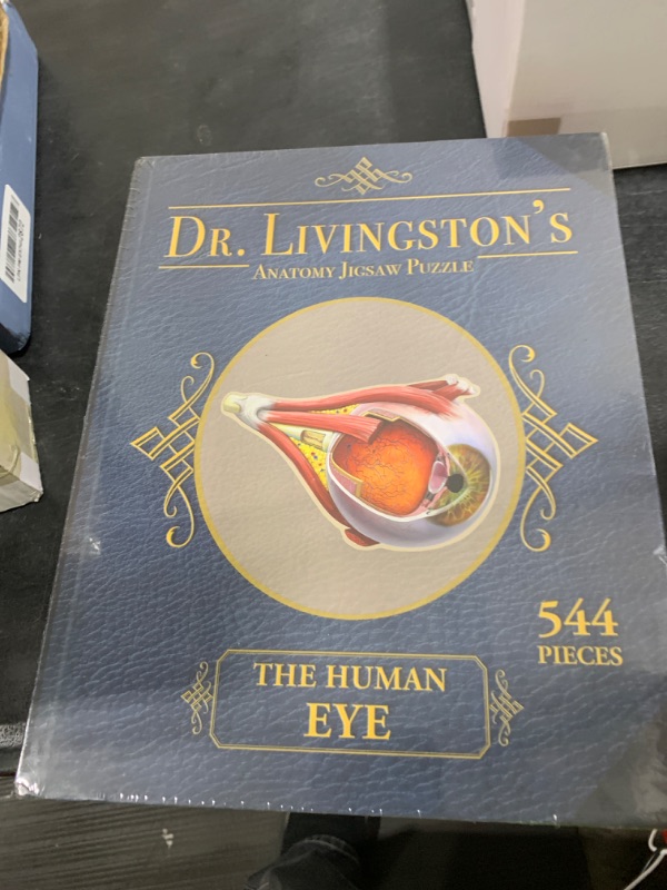 Photo 1 of Dr. Livingston's Human Eye Anatomy Puzzle - A Medically Accurate Jigsaw Puzzle of The Human Eye - Educational Science Puzzles and Unique Gifts for Eye Doctors, Nurses and Medical Students