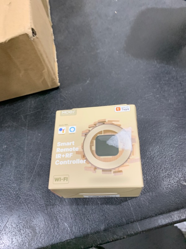 Photo 1 of MOES WiFi RF IR Smart Home Universal Remote Controller for TV Air Conditioning Infrared RF Appliances, Control AC TV DVD CD AUD SAT, Tuya/Smart Life App Control, Voice Control with Alexa