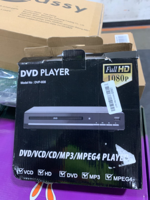 Photo 1 of DVD Players for TV with HDMI,Plays All Regions and Formats,CD Player for Home,Support 1080P Video/CD/DVD/VCD/JPEG/USB, Remote, HDMI and RCA Cables Included