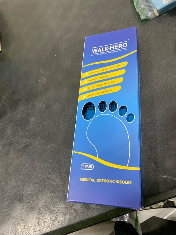 Photo 1 of Plantar Fasciitis Insoles for Men Women - Orthotics Inserts, Shoe Insoles Arch Support Flat Feet Inserts Work Boot Insoles for Standing All Day (Mens 9-9 1/2 | Womens 11-11 1/2)