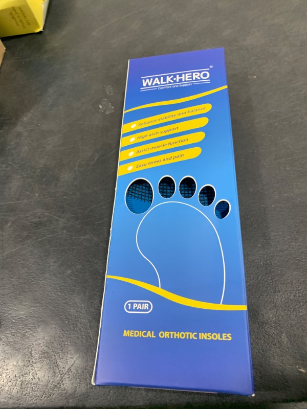 Photo 1 of Plantar Fasciitis Insoles for Men Women - Orthotics Inserts, Shoe Insoles Arch Support Flat Feet Inserts Work Boot Insoles for Standing All Day (Mens 9-9 1/2 | Womens 11-11 1/2)