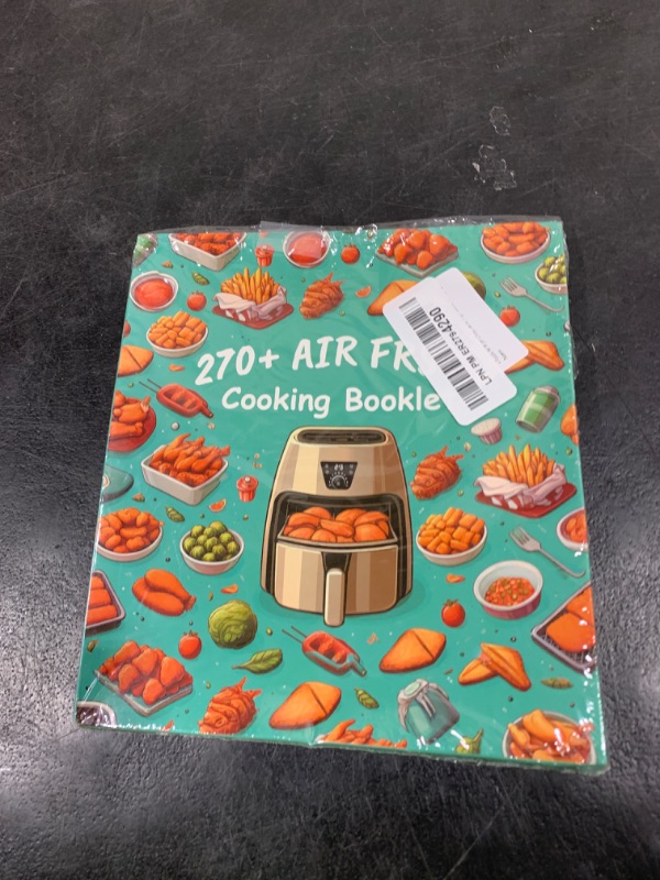 Photo 1 of 270+ Foods Air Fryer Cooking Guide Magnetic, Air Fryer Cheat Sheet Magnets Cooking Guide Booklet, Air Fryer Accessories for Air Fryer Cooking Guide Flip Chart, Air Fryer Temp and Time Chart