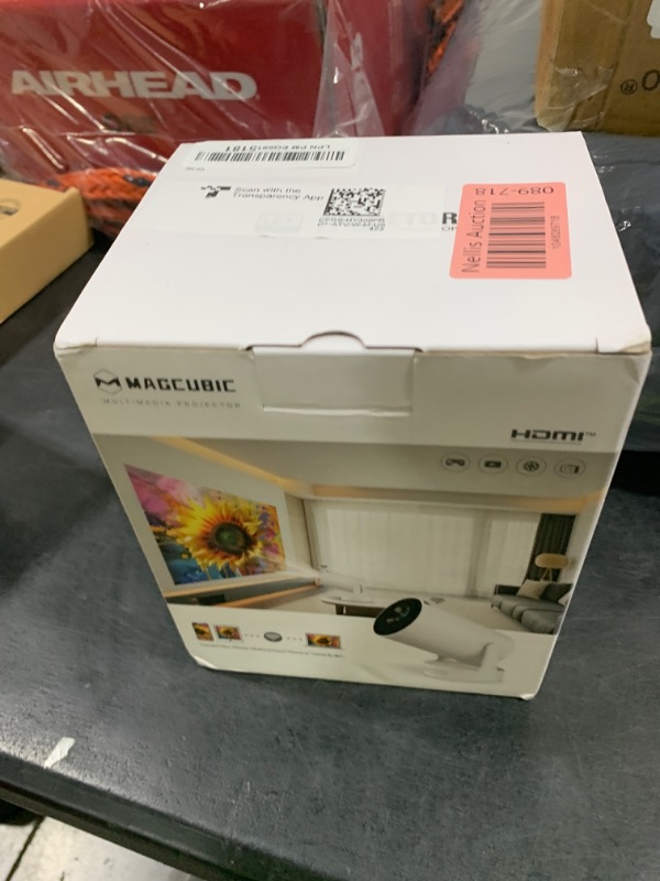 Photo 1 of Magcubic Mini Projector 4K support with WiFi 6 and Bluetooth 5.4, 5w Soundbase Speaker, Auto Vertical Keystone 180°Rotatable Portable Proyector for Home Bedroom Outdoor HY300Pro+