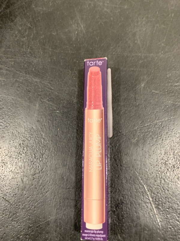 Photo 1 of tarte maracuja juicy shimmer glass lip plump - rosy mauve shimmer glass - full size