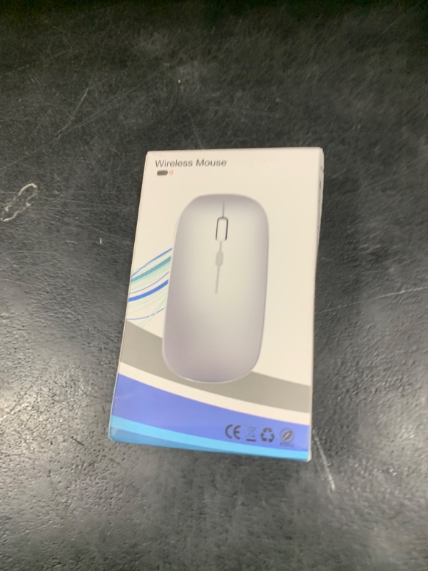 Photo 1 of AIKOKOK Wireless Bluetooth Mouse Rechargeable Laptop Mice with LED Use Portable(BT5.2 and USB 2.4G) Dual Mode Connection Silent Slim Computer Mouse for Laptop/iPad Tablet/Apple MacBook/PC (Black)