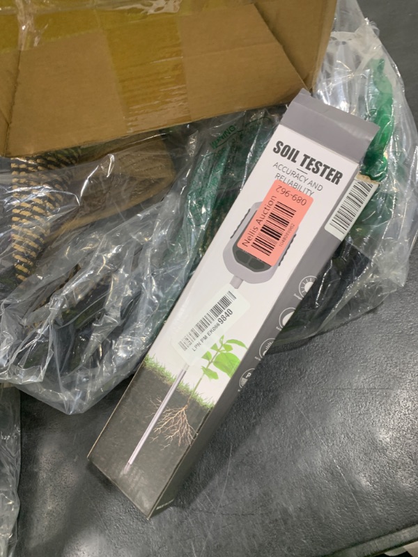 Photo 1 of YAMRON 4-in-1 Soil Moisture Meter Digital Plant Temperature/Soil Moisture/PH Meter/Sunlight Intensity Backlight LCD Display Soil Test Meter for Gardening, Farming and Outdoor Plants